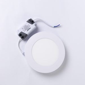 Panel Led aluminio de embutir 6W